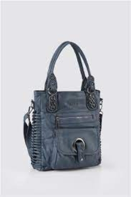 Deay Mavi Cilt Omuz Çantası