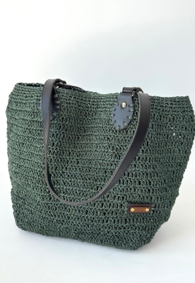 Fonny  Yeşil Örgü Çanta