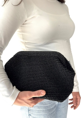 Froy Siyah Örgü Çanta