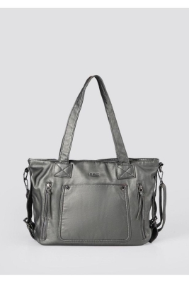 Lonti Platin Cilt Omuz Çantası