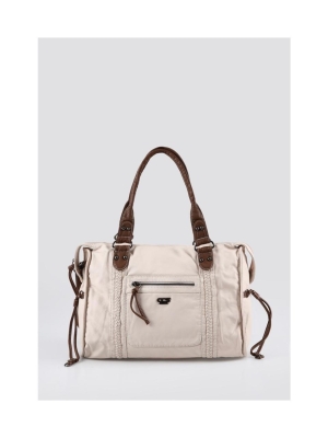 Muert Bej Cilt Omuz Askılı El Çantası