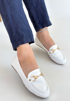 Rain Beyaz Cilt Babet Ayakkabı