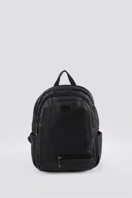 Rior Siyah Cilt Sırt Çantası